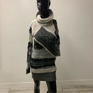 DIESEL knitted sexy yet warm sweater dress